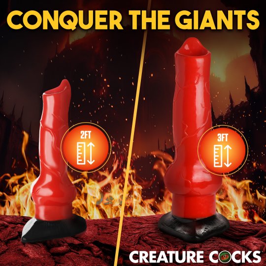 Giant Hell-Hound Canine 2ft Dildo