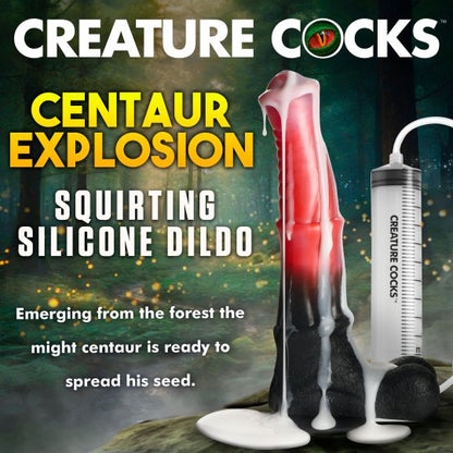 Centaur Explosion squirting Silicone Dildo