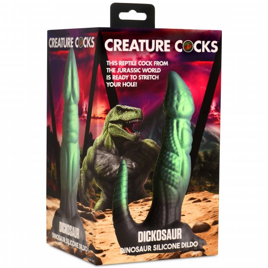 Dickosaur dino silicone dildo