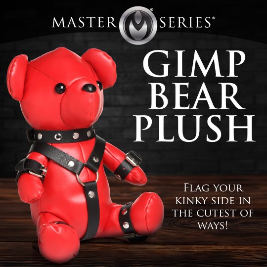 Gimp Teddy Bear - Red