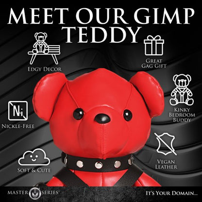 Gimp Teddy Bear - Red