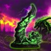 Glowzilla Glow-In-The-Dark Silicone Dildo