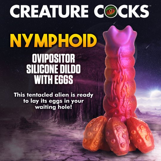 Nymphoid silicone dildo