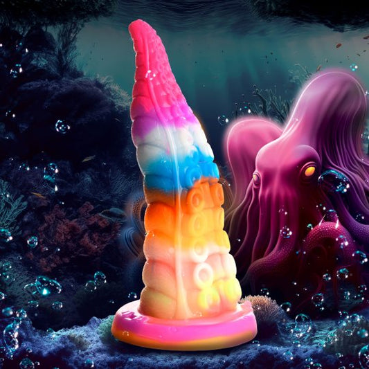 Luminoctopus glow in the dark dildo