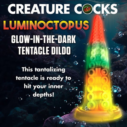 Luminoctopus glow in the dark dildo