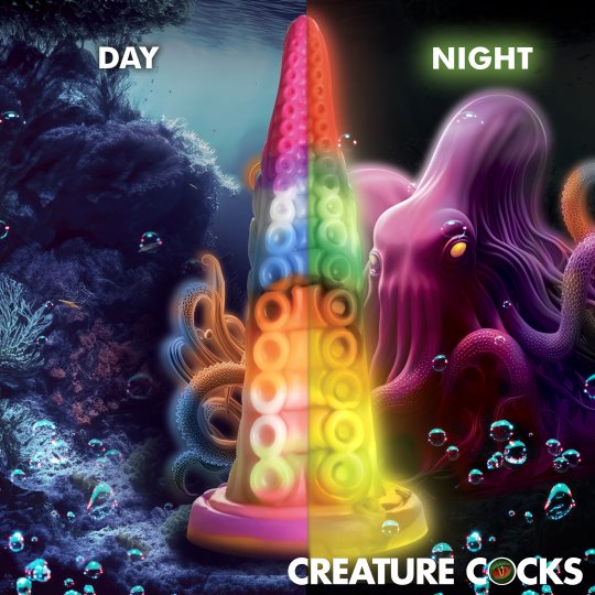 Luminoctopus glow in the dark dildo