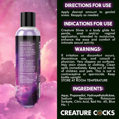 Purple Creature Slime Water-Based Lubricant - 8oz