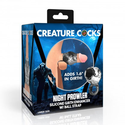 Night Prowler Silicone Girth Enhancer with Ball Strap - Large